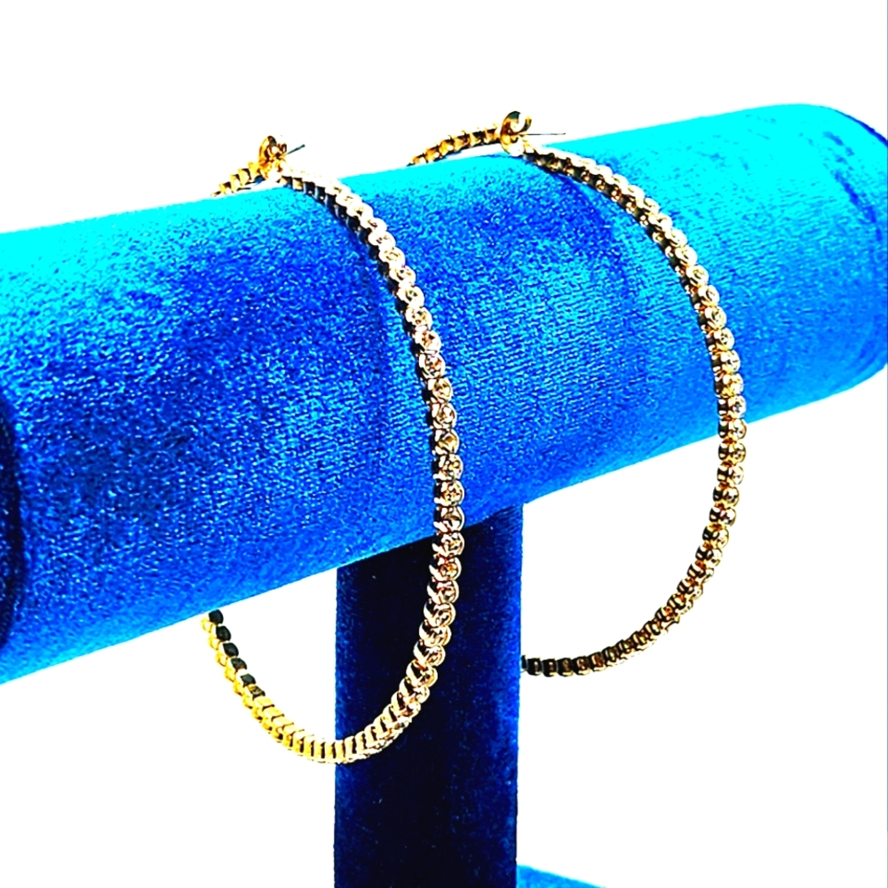 3mm Rhinestone Hoops